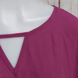 New SHEIN Keyhole Neck Batwing Blouse Top Size XL. Women's Fashion