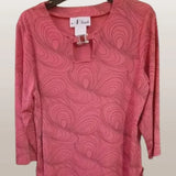 NWT N' Touch Pink Long Sleeve Blouse Top Size Large. Women's Fashion