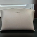 NWOT La Mer Silver Grey Makeup Cosmetic Bag. Women's Accessories