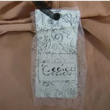 NWT Cecico Collection Women's Satin‎ Sleeveless Tank Taupe Size Medium