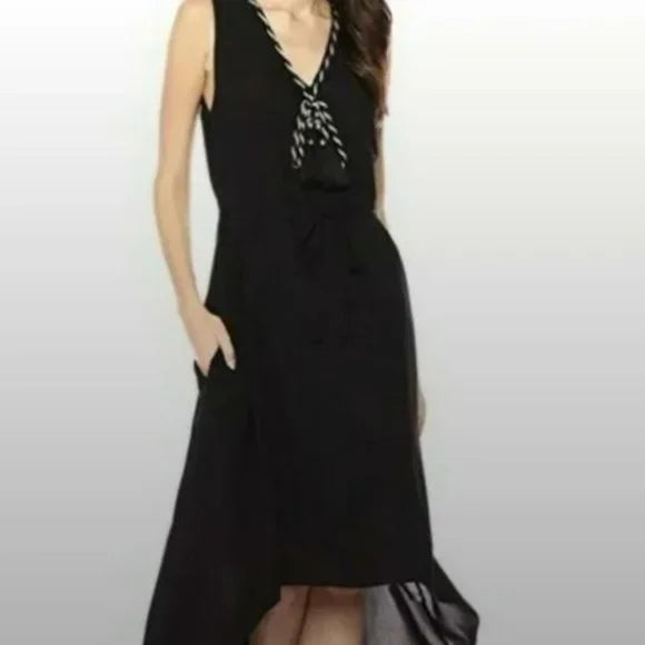 NWT Ella Moon‎ Black High Low Sleeveless Petite Dress Size SP