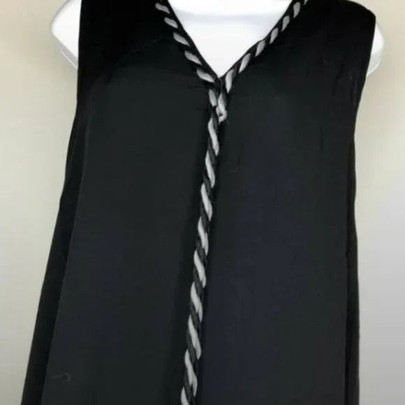 NWT Ella Moon‎ Black High Low Sleeveless Petite Dress Size SP