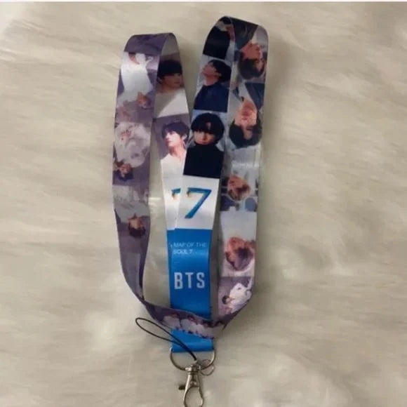 New BTS 21 Map of Soul 7 Lanyard Fashion‎ Accessories