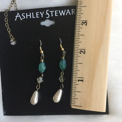 New Ashley Stewart‎ Necklace Earrings Set. Women's Fashion Jewelry
