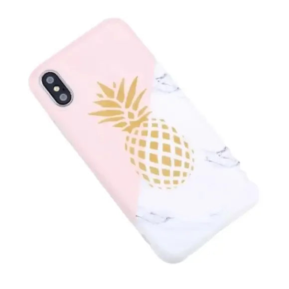 NWT Pineapple 🍍 Design iPhone 7+‎ iPhone X Case. Fashion Accessories