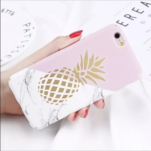 NWT Pineapple 🍍 Design iPhone 7+‎ iPhone X Case. Fashion Accessories