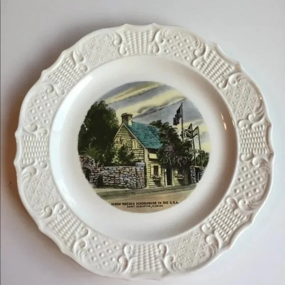 Oldest Wooden‎ School House 🏡 Decorative Plate. Home Decor