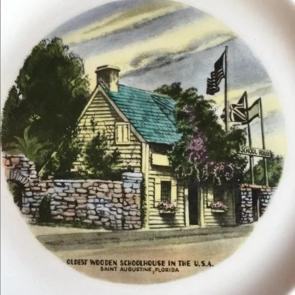 Oldest Wooden‎ School House 🏡 Decorative Plate. Home Decor