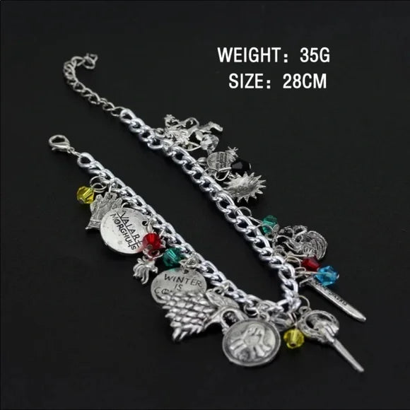 NWT‎ GAME OF THRONES Winter is Coming Bracelet. Women's Fashion Accessories