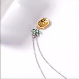 Brand New Pineapple 🍍 Crystal Charm Necklace. Women's Fashion‎ Jewelry