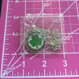 Brand New Lucky‎ Charm Round Glass Pendant Necklace