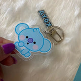 BTS 21 BT21 BTS21 "Koya" Keychain Bag‎ Charm. Trending Fashion Accessories