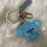 BTS 21 BT21 BTS21 "Koya" Keychain Bag‎ Charm. Trending Fashion Accessories