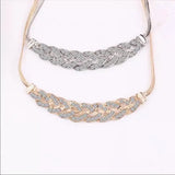 New Gold & Silver Statement‎ Necklace Jewelry. Fashion Accessories