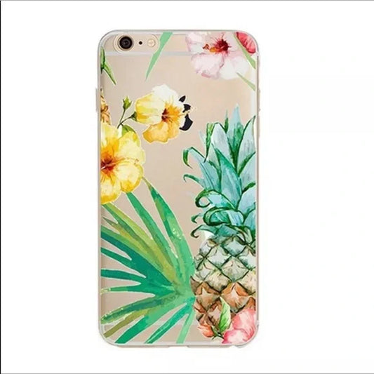 NWT Brand New Pineapple 🍍 iPhone X Case Design with Flowers 🌺 🌸