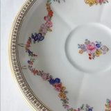 Made in England Saucer with Gold Trim and‎ with Floral Design