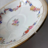 Made in England Saucer with Gold Trim and‎ with Floral Design