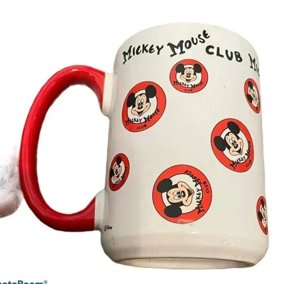 Mickey Mouse clubhouse mug featuring Mickey and the‎ traditional clubhouse logo