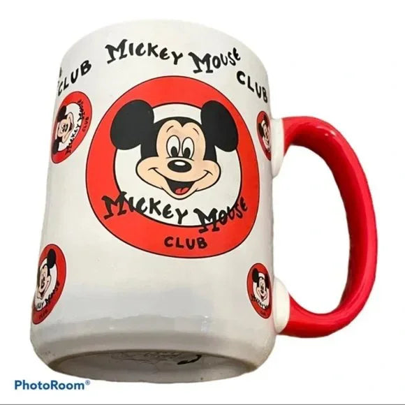 Mickey Mouse clubhouse mug featuring Mickey and the‎ traditional clubhouse logo