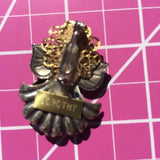 Silver‎ Angel Holding Gold Plated Brooch Pin