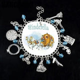 NEW CINDERELLA Charms with Gemstone 💎 Bracelet.‎