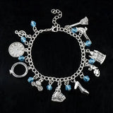 NEW CINDERELLA Charms with Gemstone 💎 Bracelet.‎