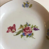 Bundle of 2 Bareuther Waldsassen Saucer with‎ Gold Trim & Floral Design