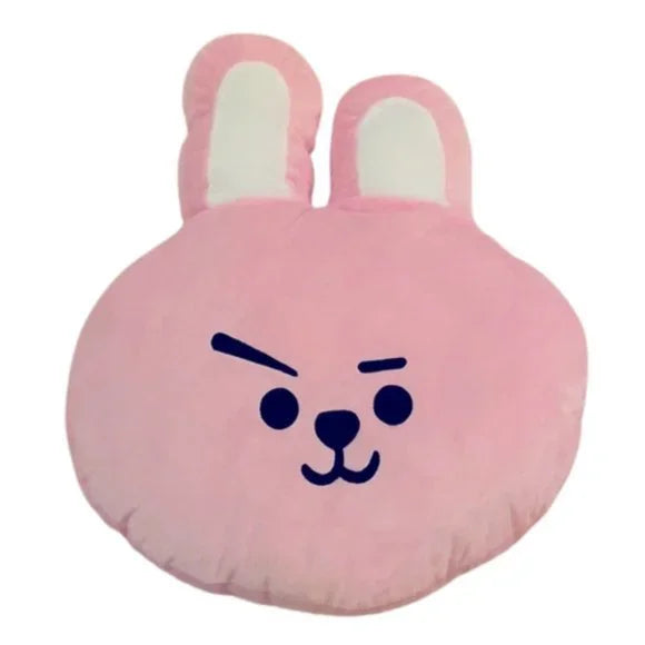 NWOT New BTS21 Line Friends Plushie "Cooky" pink BTS 21 big stuff toys approx 13" x 16"