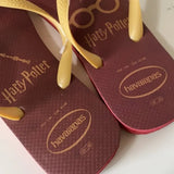 NWT Harry Potter Havaianas Slippers 13M Red Unisex‎