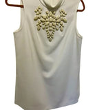 NWT Trina Turk White Tunic Top Blouse‎ Size 8. Women's Fashion.