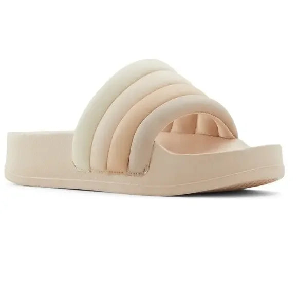 NWT Call it Spring Ariannah Slide Sandal Beige size 8 women's summer‎