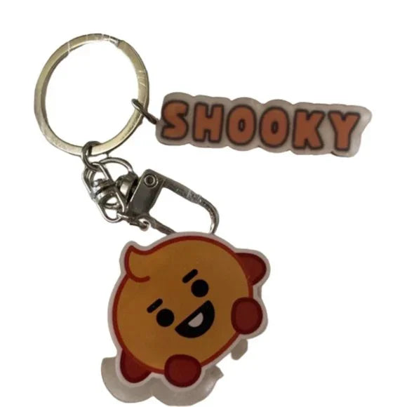 BTS‎ 21 BT21 BTS21 "Shooky" Keychain Bag‎ Charm. Trending Fashion Accessories