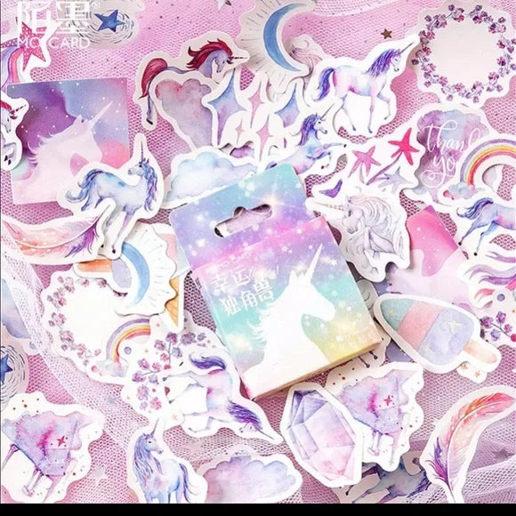 45 pcs Unicorn‎ 🦄 Design Arts 🎭 Crafts Stickers