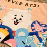 Forever BT21 Soft Fluffy Fleece Decorative‎ Blankets Bed Decor Throw New