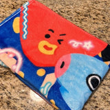 Forever BT21 Soft Fluffy Fleece Decorative‎ Blankets Bed Decor Throw New