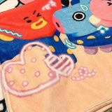 Forever BT21 Soft Fluffy Fleece Decorative‎ Blankets Bed Decor Throw New