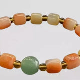 NWT 8mm Certified Natural Jade Round Beads Bracelet. Fashion Charm Bracelet.