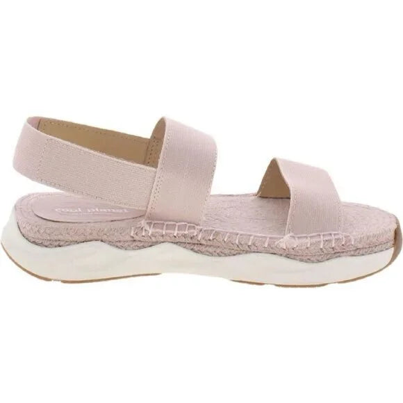 NWT Cool Planet by Steve Madden Women's Sirrius Pink Woven Espadrilles Shoes