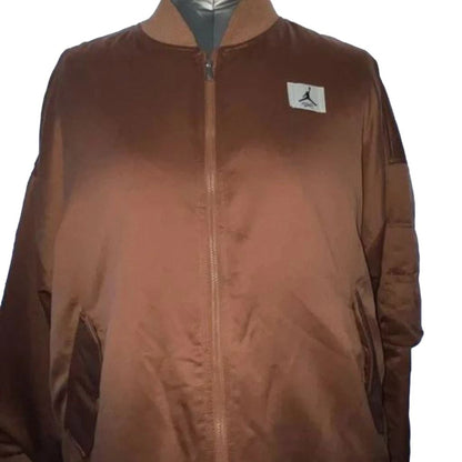 Air Jordan women's brown jacket size XL brand new