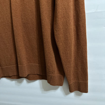 Eddie Bauer V-Neck Sweater Cotton Cashmere Cozy Stylish Size Small Winter Fall