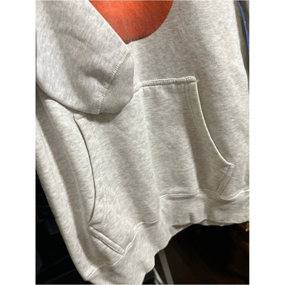 Gray Hoodie with Pumpkin Graphic - "Gourd Vibes Only" medium gardening gardener