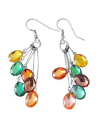 New E1835 Colorful Cluster Dangle Earrings. Women's Fashion Accessories.