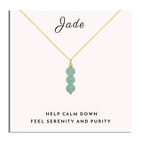 Jade Necklace for Women Green Jewelry Necklace, Crystal