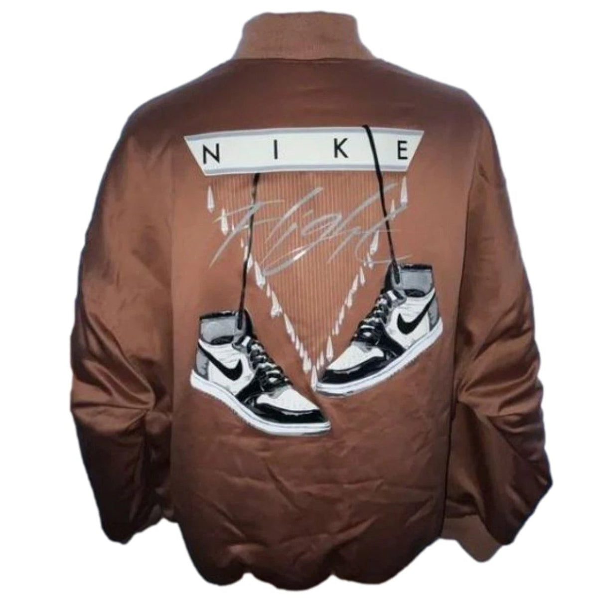 Air Jordan women's brown jacket size XL brand new