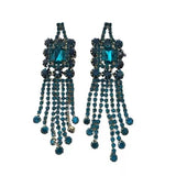 New Pretty Dangling Shiny Blue Green Earrings. Women's Fashion Accessories.