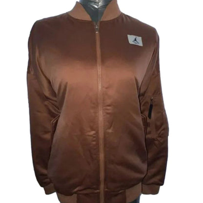 Air Jordan women's brown jacket size XL brand new