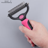 3pcs Double-Sided Comb Pet Groomer Easy and Painless Way To Remove Knots and Tangles from your pet's fur