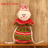 3pcs Christmas Socks Stockings Home Decorations