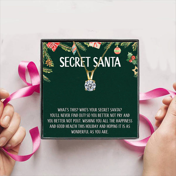 50% OFF " Secret Santa " Gift Box + Necklace (Options to choose from)