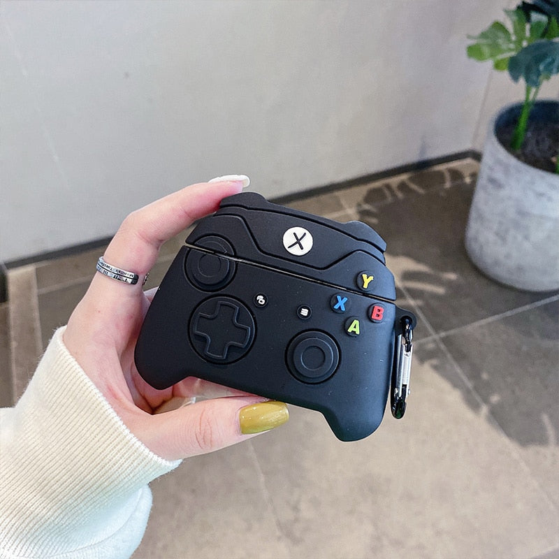 3pcs Retro Game Console Control Case For AirPods 1 2